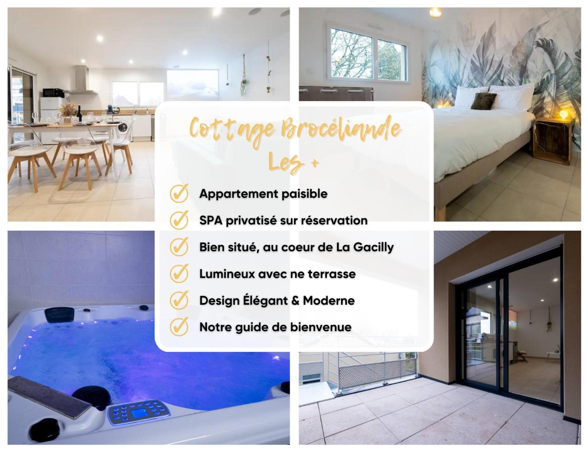 Appart Hotel La Gacilly-Centre Ville-Spa-Parking ภายนอก รูปภาพ